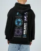 Worldwide Hoodie Washed Black sold by edge clothing
