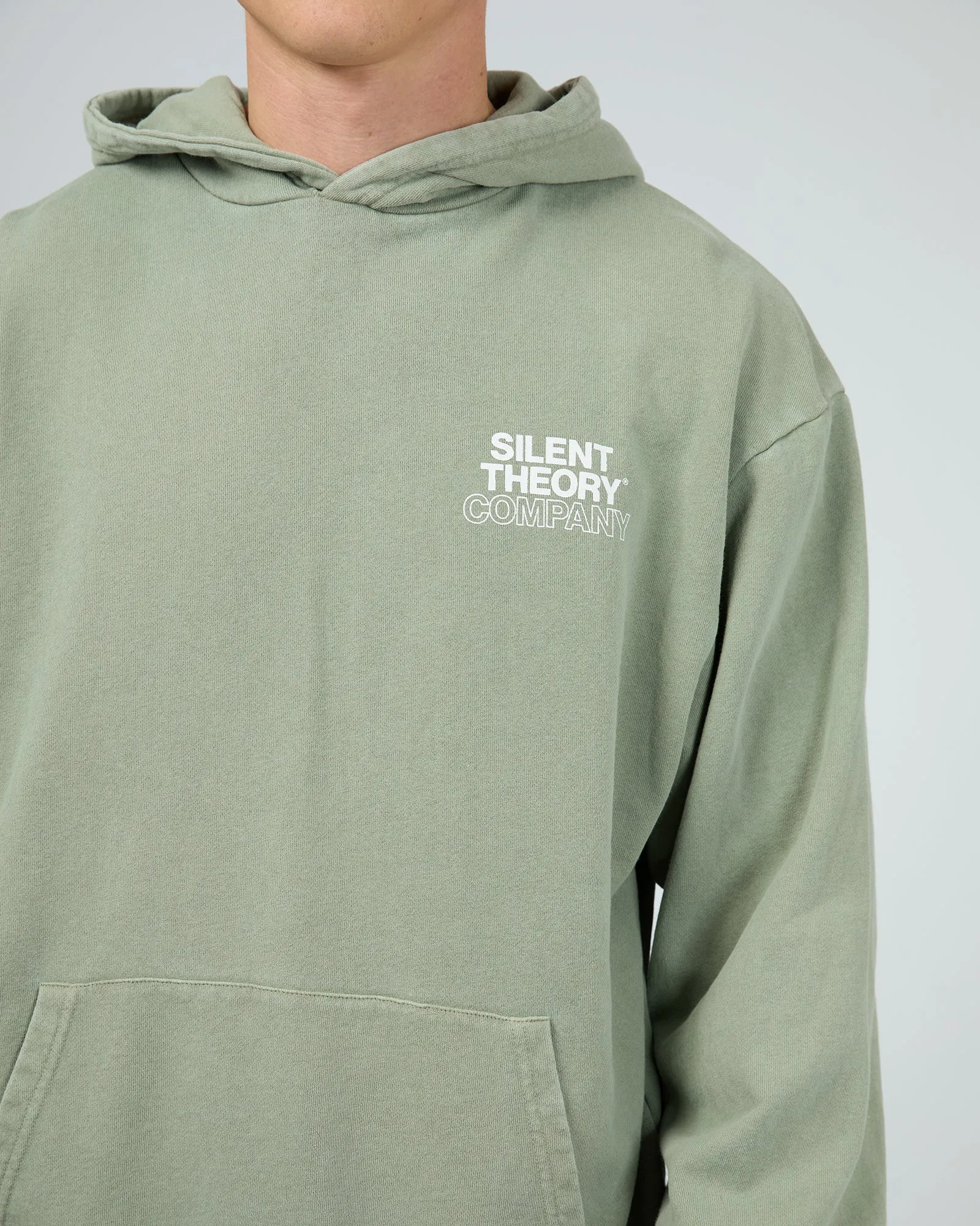 Stacked Hoodie Sage sold by edge clothing product image thumbnail 5