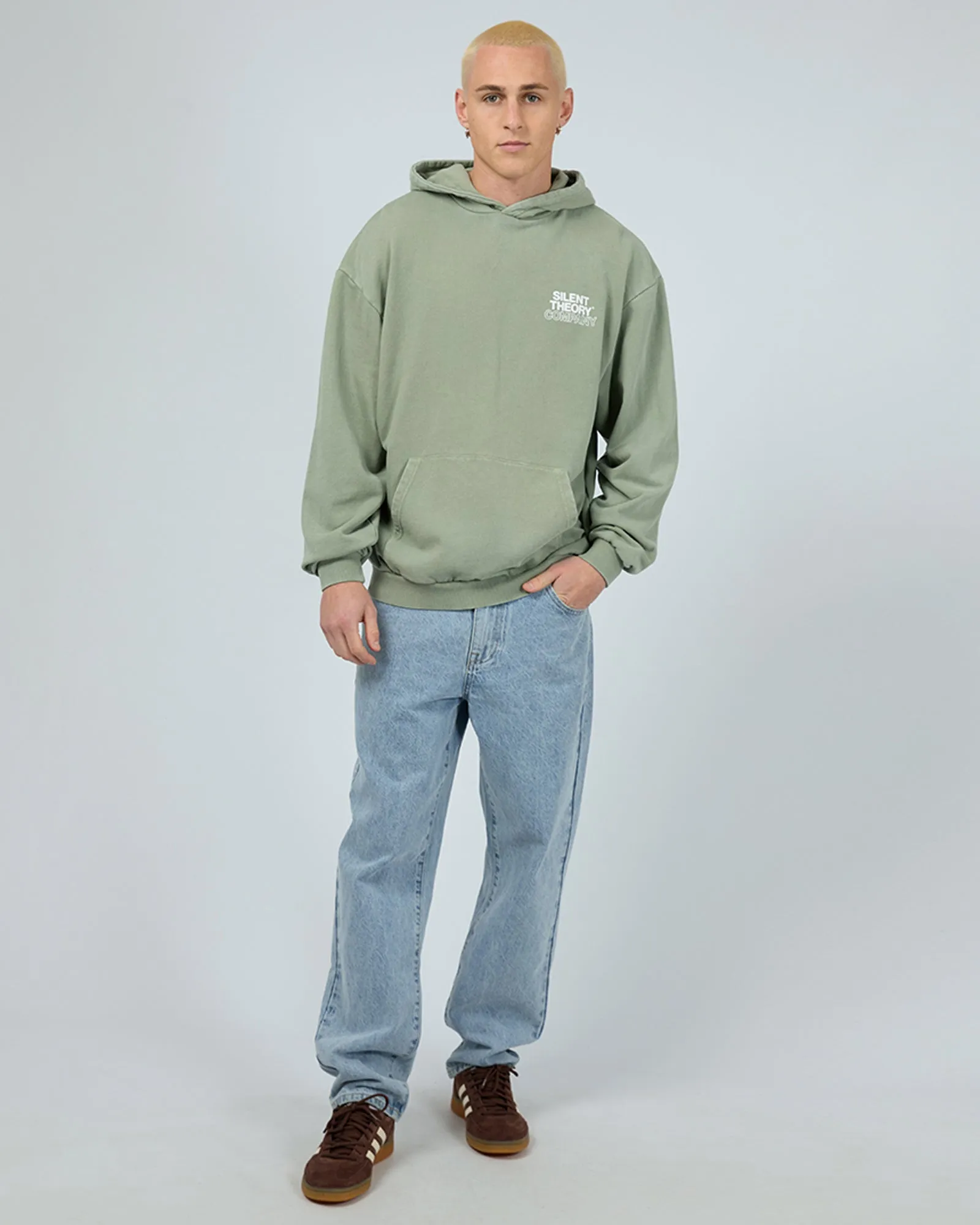 Stacked Hoodie Sage sold by edge clothing product image thumbnail 3