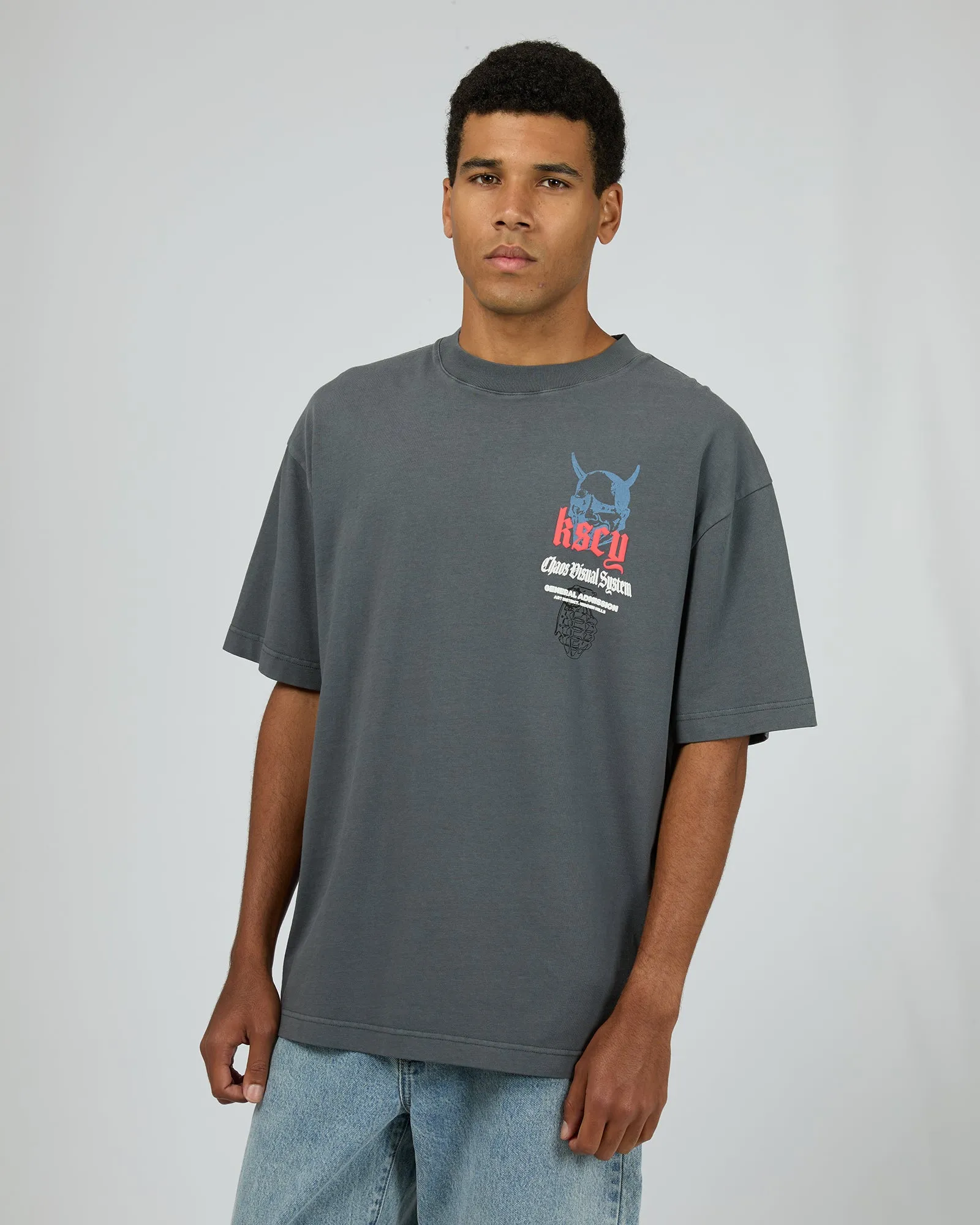 Lightning Street Tee Pigment Turbulence sold by edge clothing product image thumbnail 4
