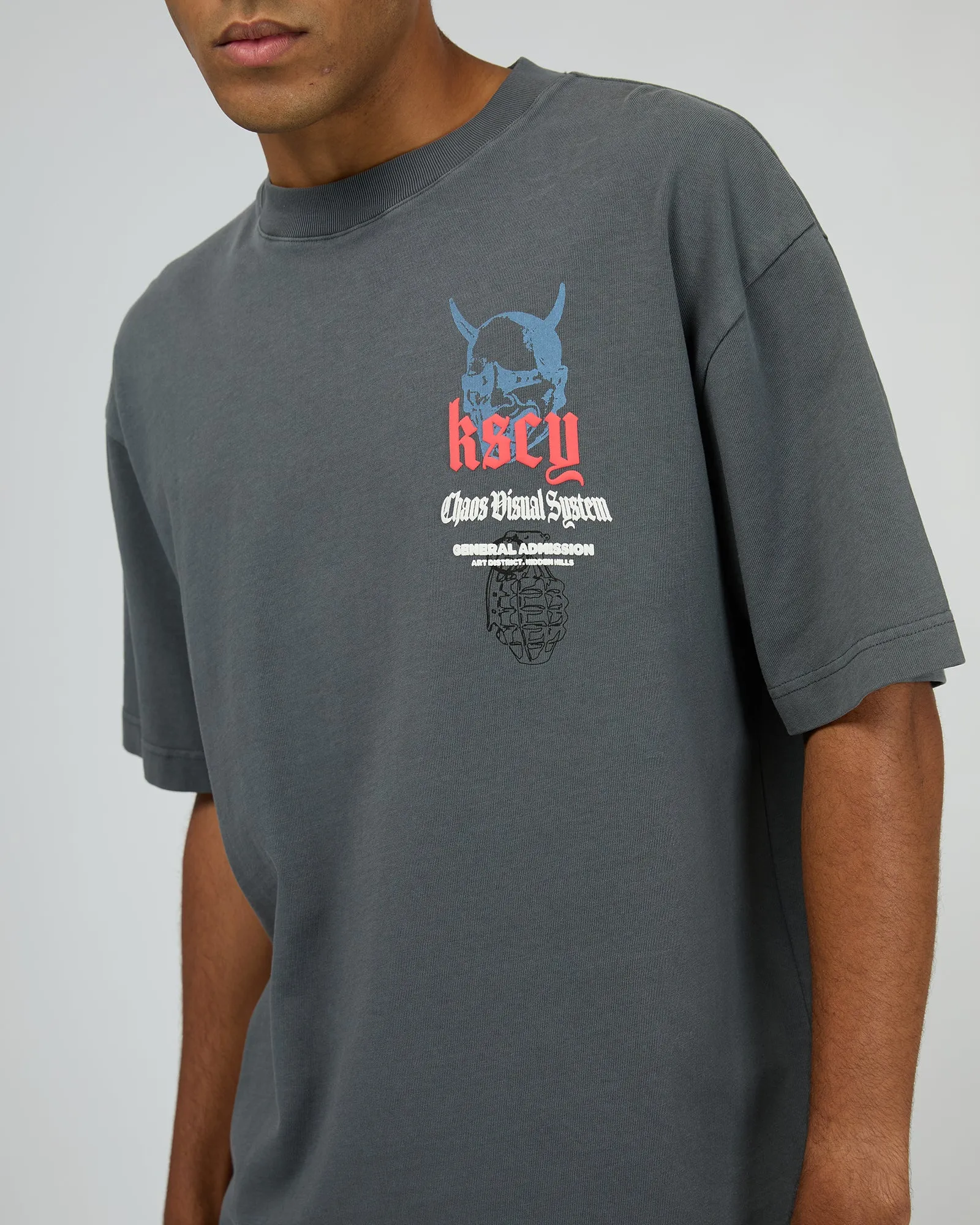 Lightning Street Tee Pigment Turbulence sold by edge clothing product image thumbnail 5