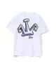 Folded Crown Tee White sold by edge clothing