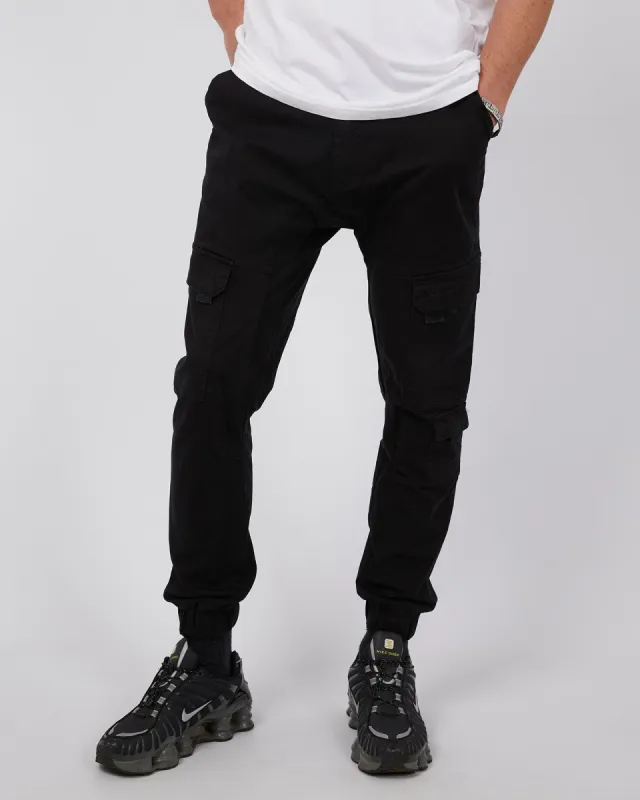 F100 Cargo Jogger Black sold by edge clothing