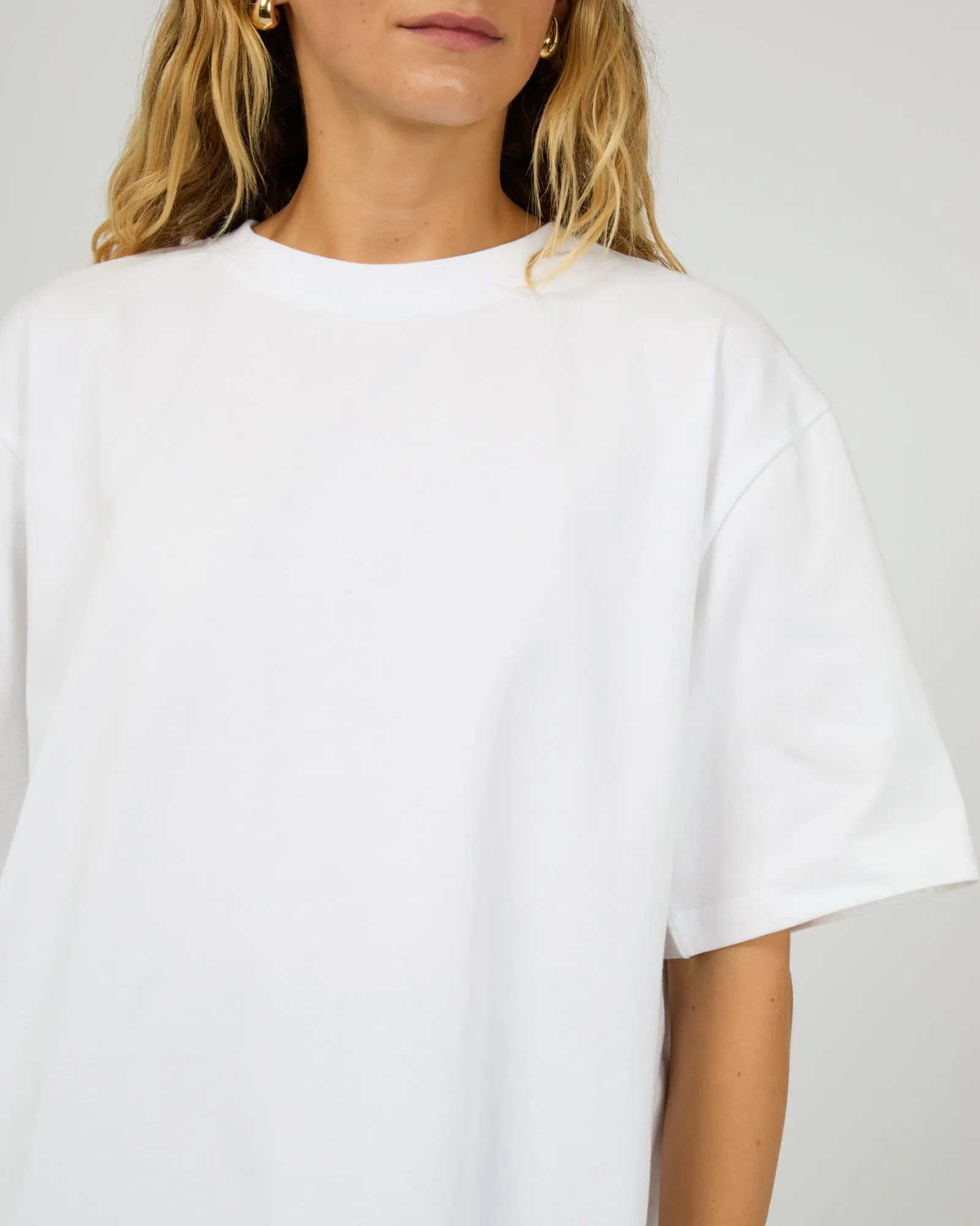 Core Oversized Tee White sold by edge clothing product image thumbnail 5