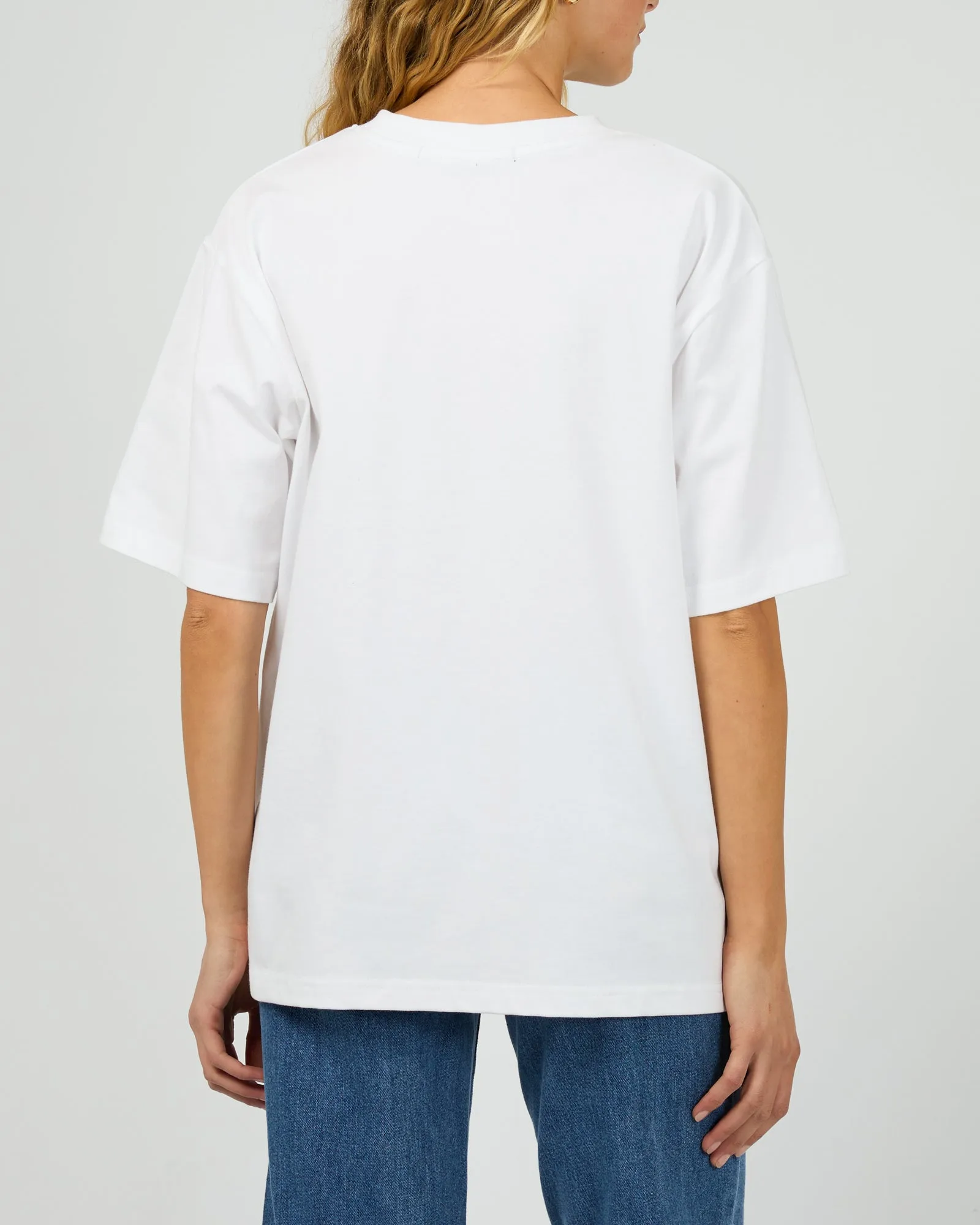 Core Oversized Tee White sold by edge clothing product image thumbnail 3