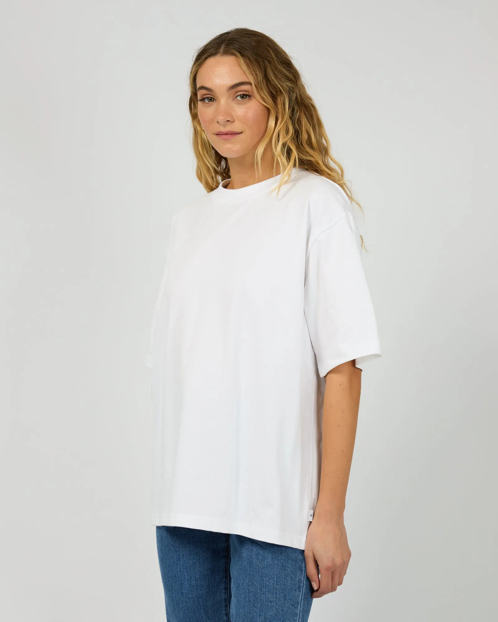 Core Oversized Tee White sold by edge clothing product image thumbnail 4