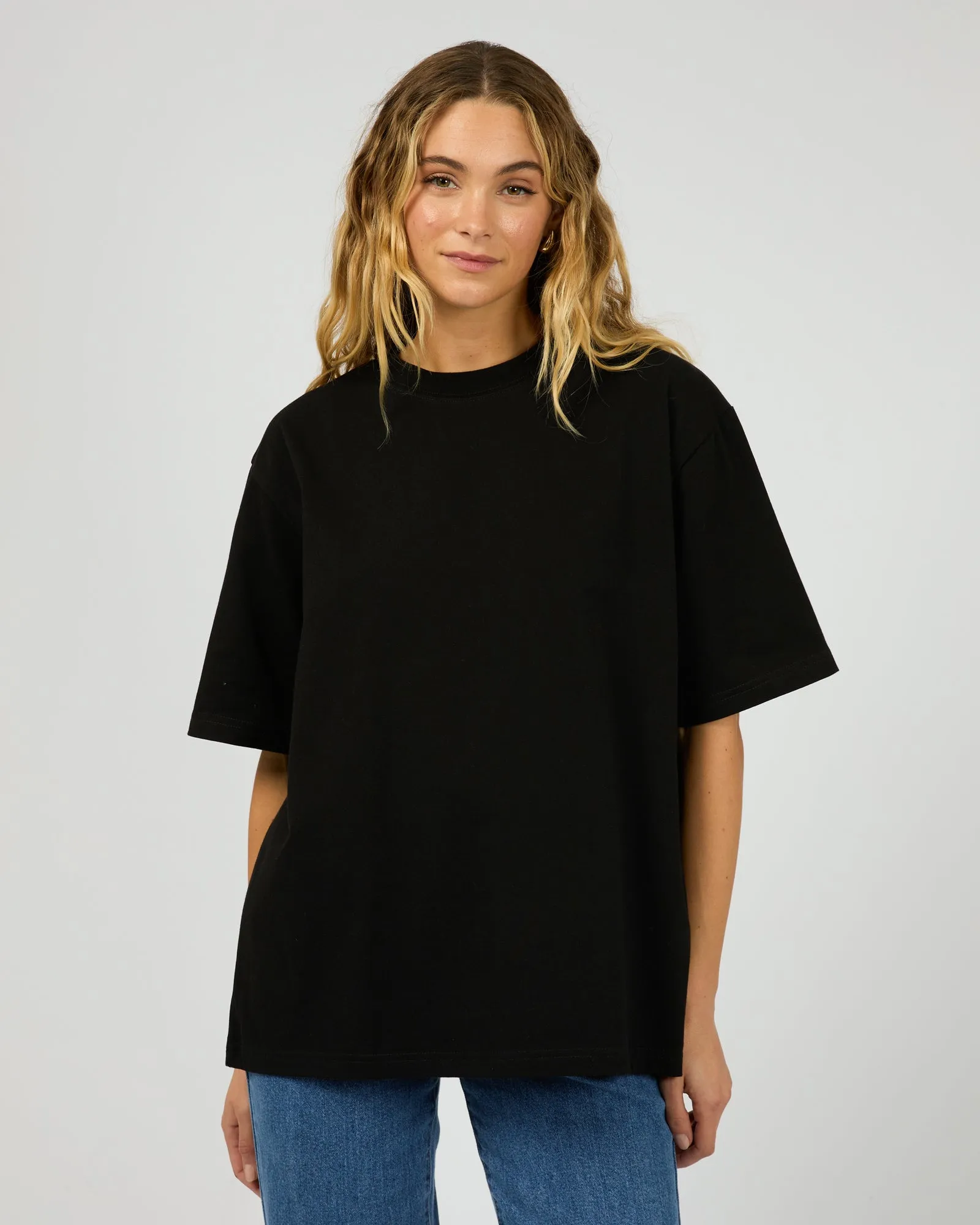 Core Oversized Tee Black sold by edge clothing