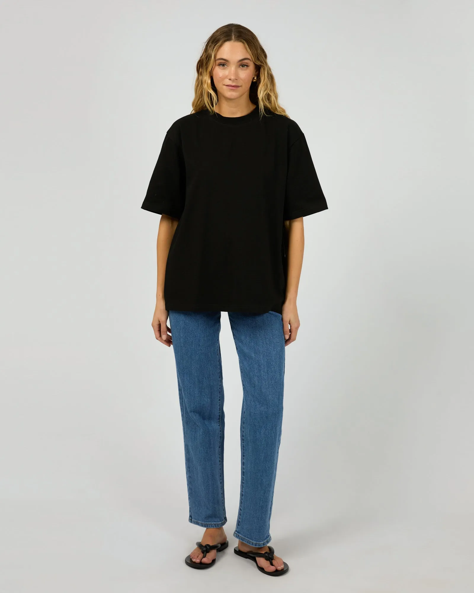 Core Oversized Tee Black sold by edge clothing product image thumbnail 2
