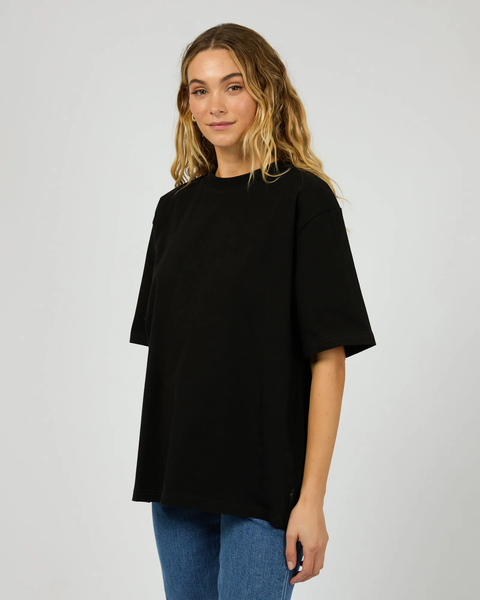 Core Oversized Tee Black sold by edge clothing product image thumbnail 4