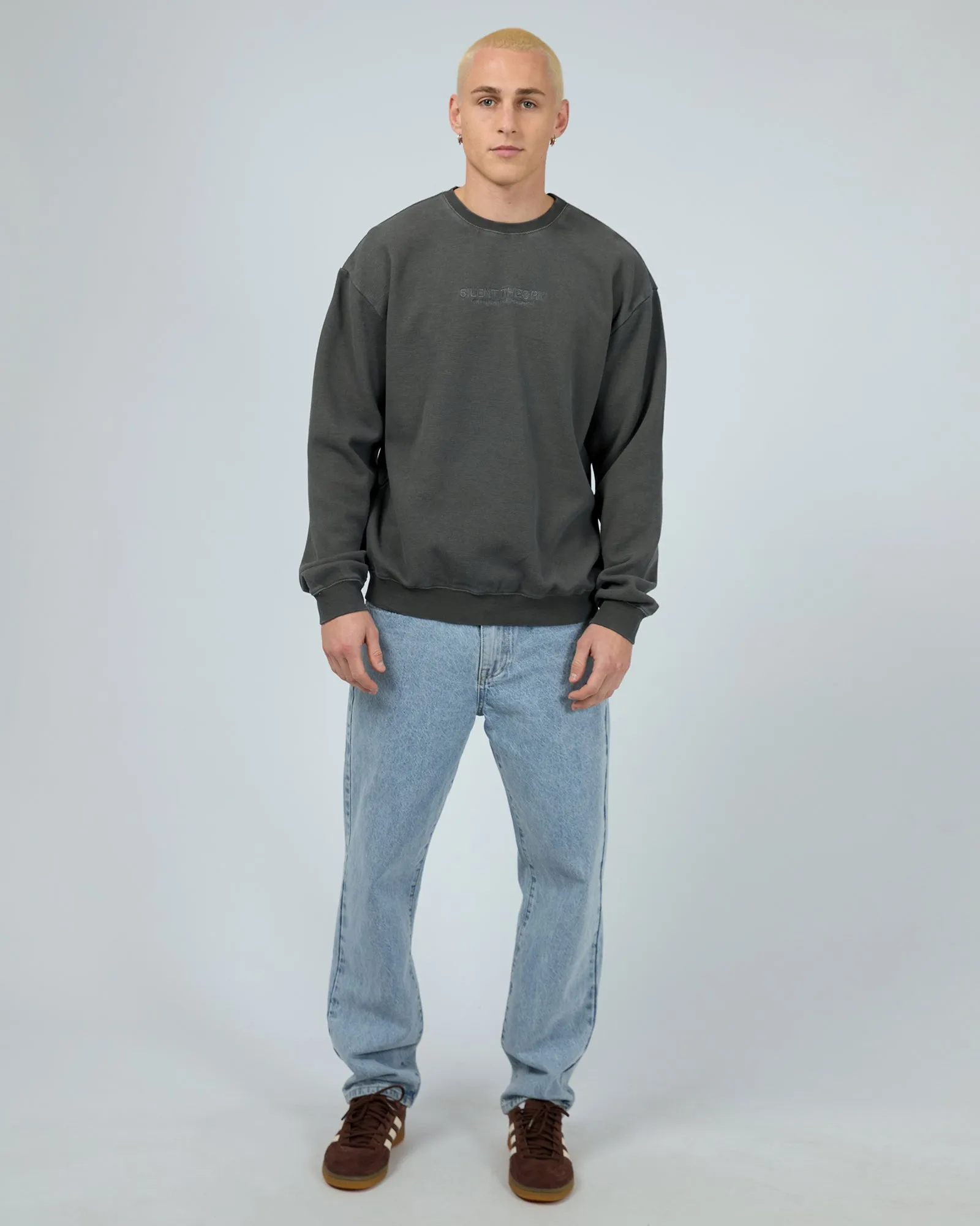 Sessions Waffle Crew Charcoal sold by edge clothing product image thumbnail 2