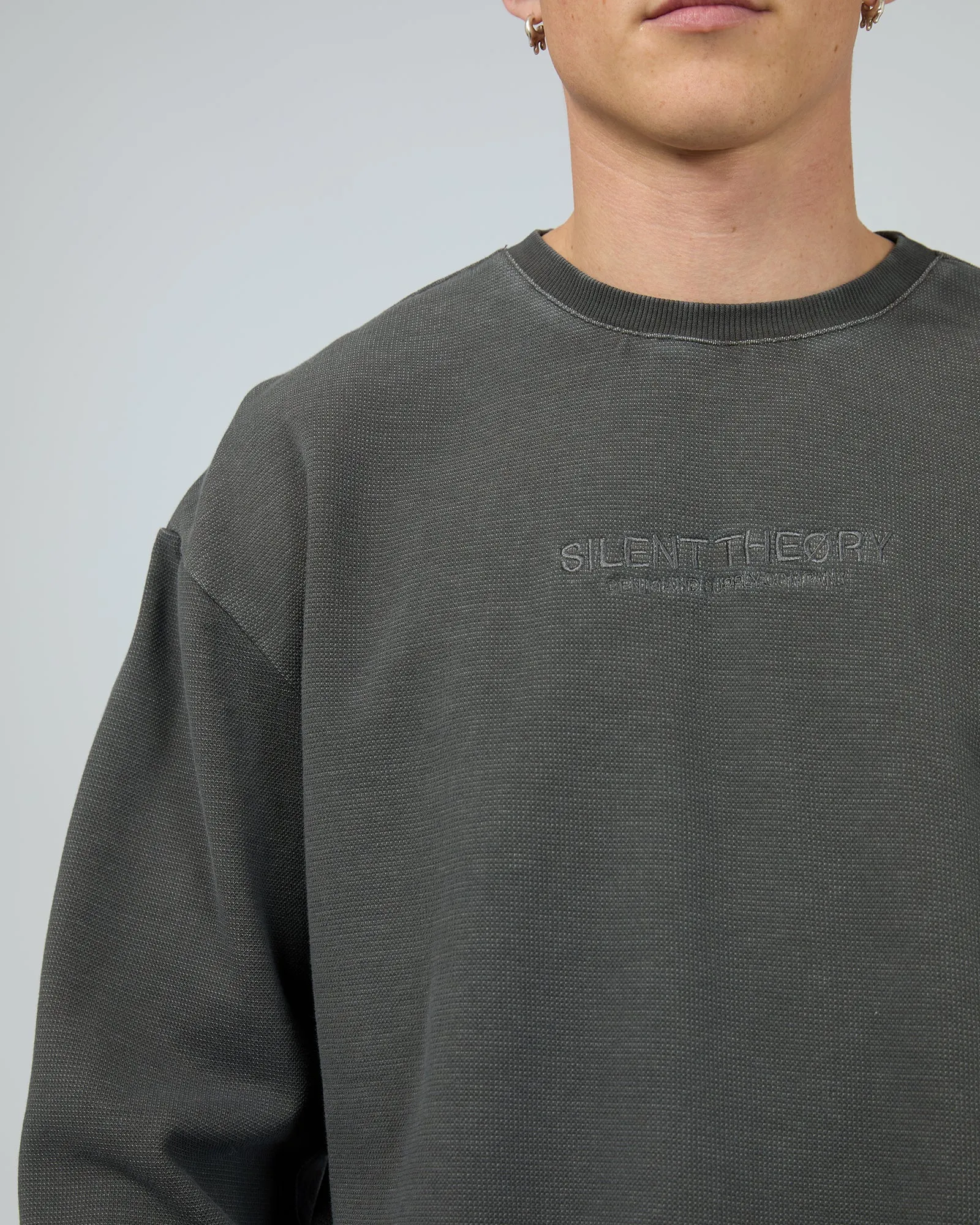 Sessions Waffle Crew Charcoal sold by edge clothing product image thumbnail 5