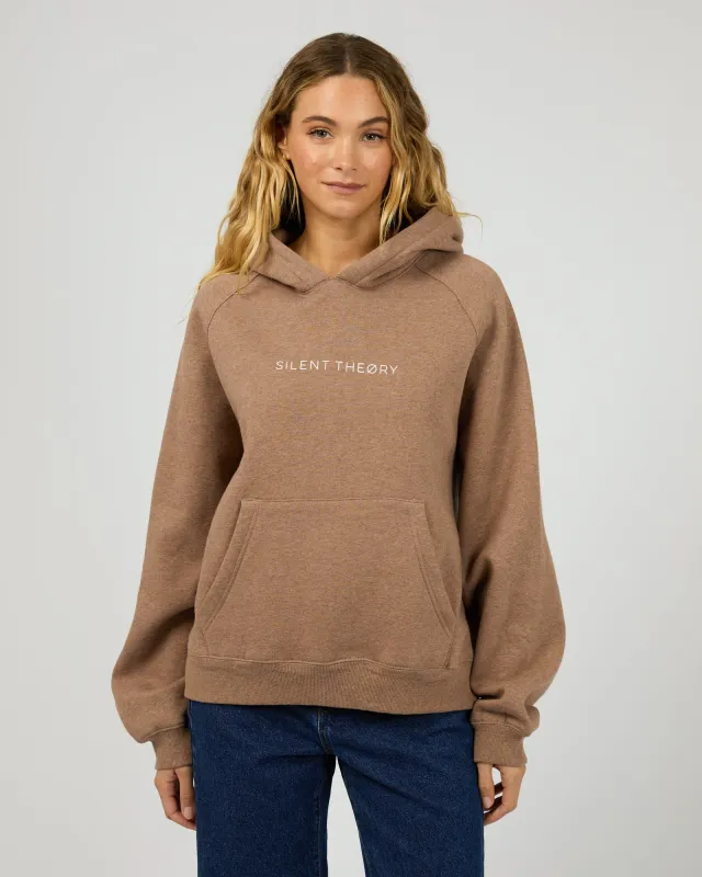 Logo Hoodie Brown Marle sold by edge clothing