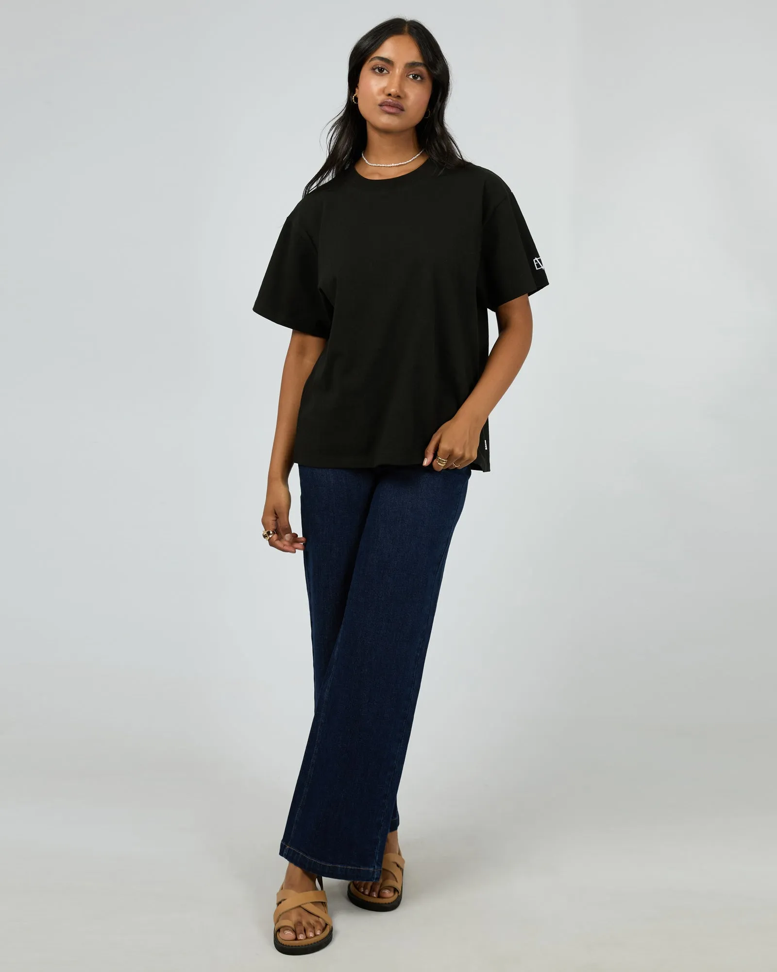Eve Basic Monogram Tee Black sold by edge clothing product image thumbnail 2