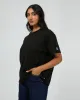Eve Basic Monogram Tee Black sold by edge clothing