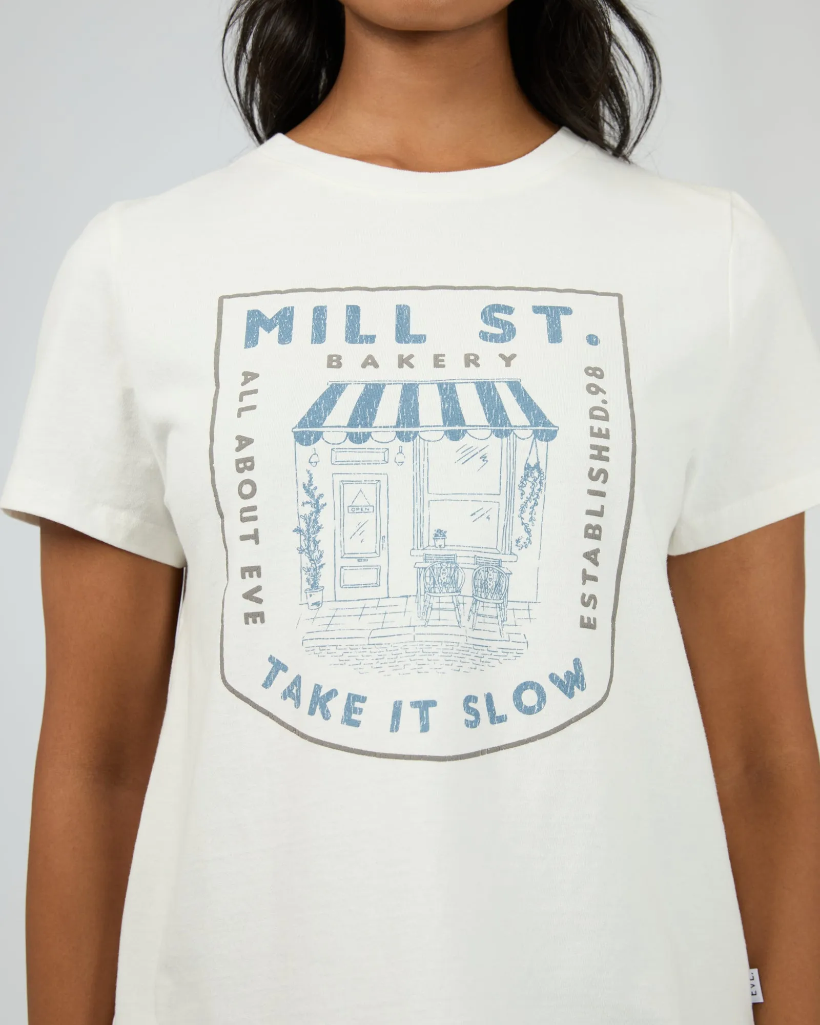 Mill St Daily Tee Vintage White sold by edge clothing product image thumbnail 5