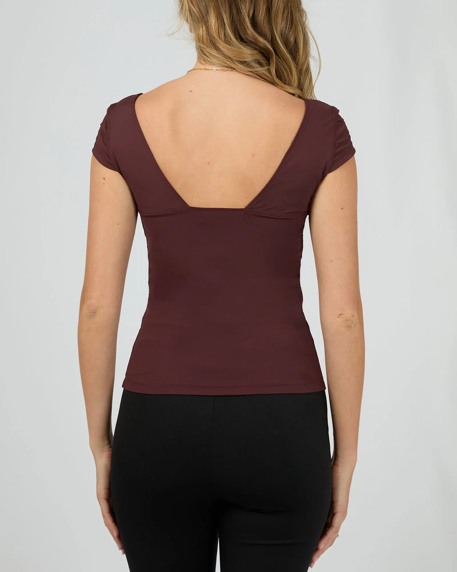 Hattie Top Burgandy sold by edge clothing product image thumbnail 3