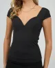 Hattie Top Black sold by edge clothing