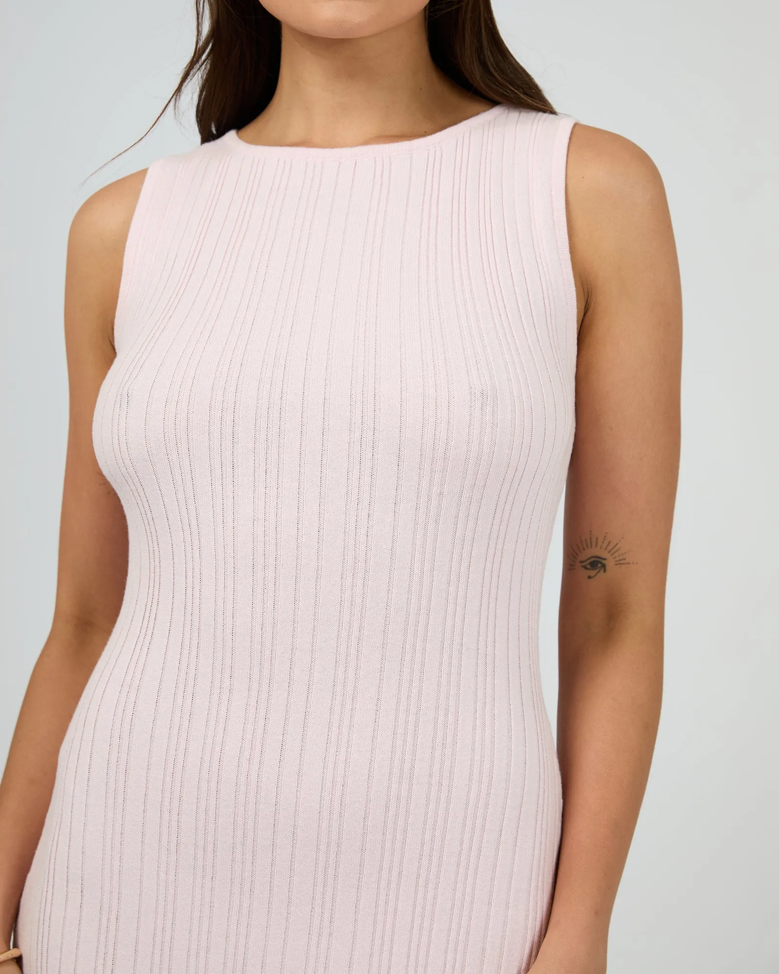 Alma Mini Dress Pale Pink sold by edge clothing product image thumbnail 5