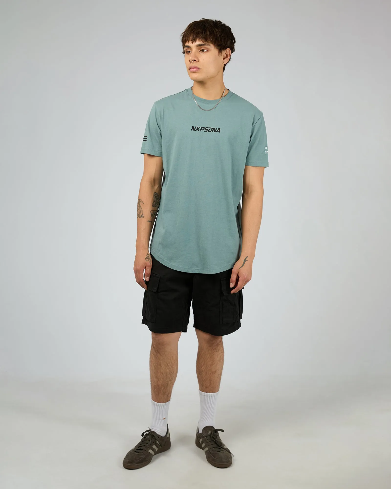 Stetson Dual Curved Tee Trooper Ashphalt sold by edge clothing product image thumbnail 3