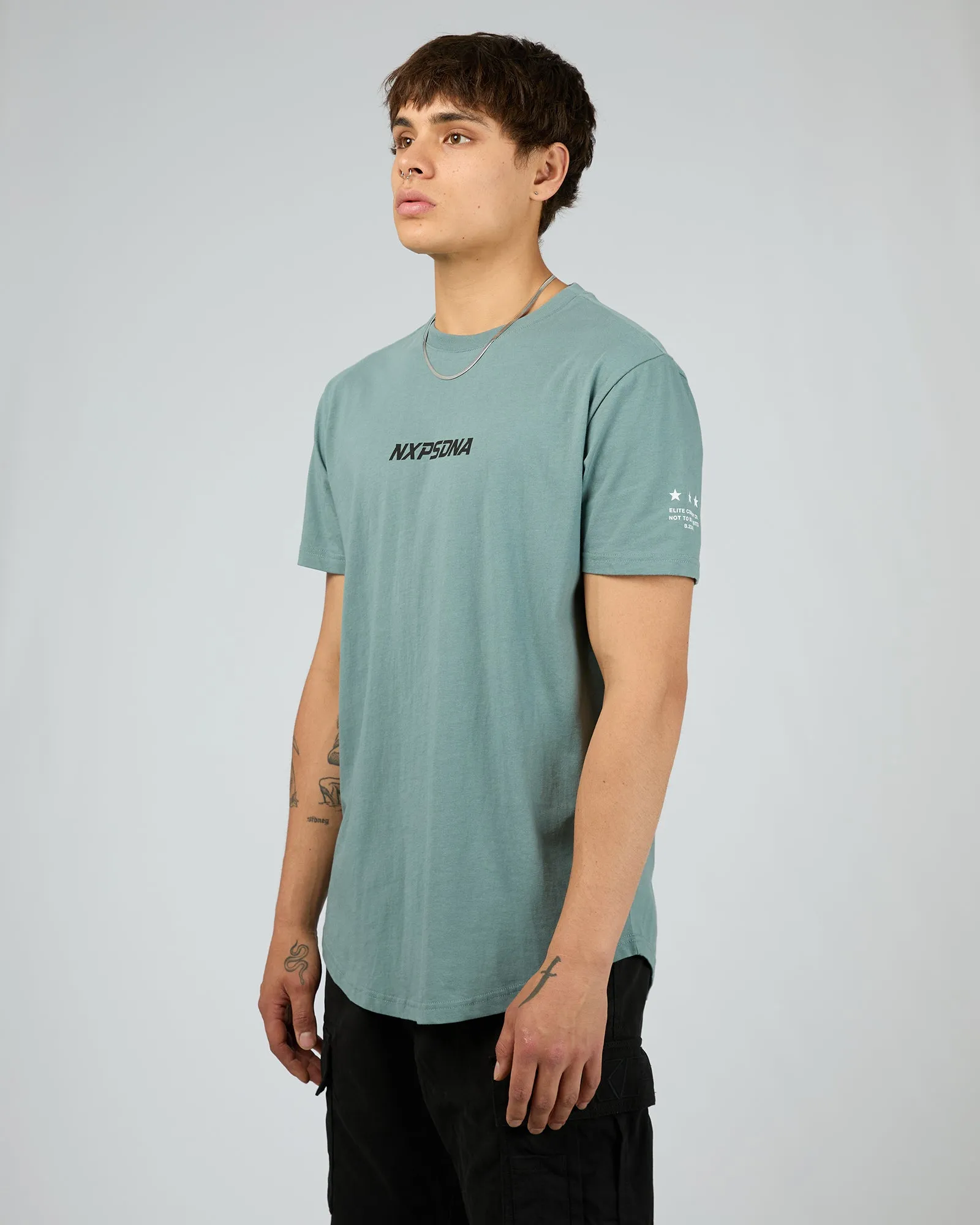 Stetson Dual Curved Tee Trooper Ashphalt sold by edge clothing product image thumbnail 4