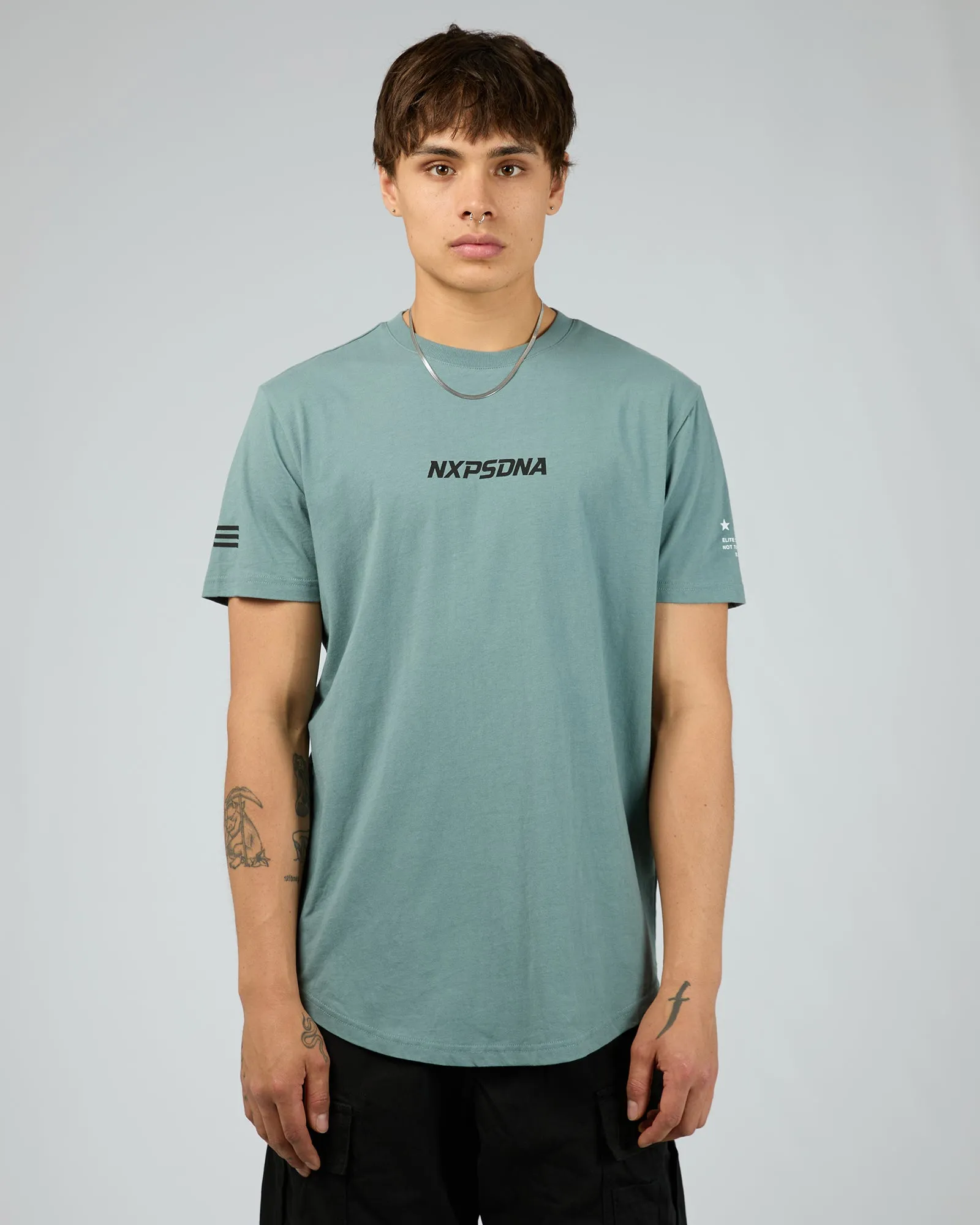 Stetson Dual Curved Tee Trooper Ashphalt sold by edge clothing