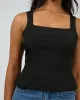 Broadway Peplum Top Black sold by edge clothing