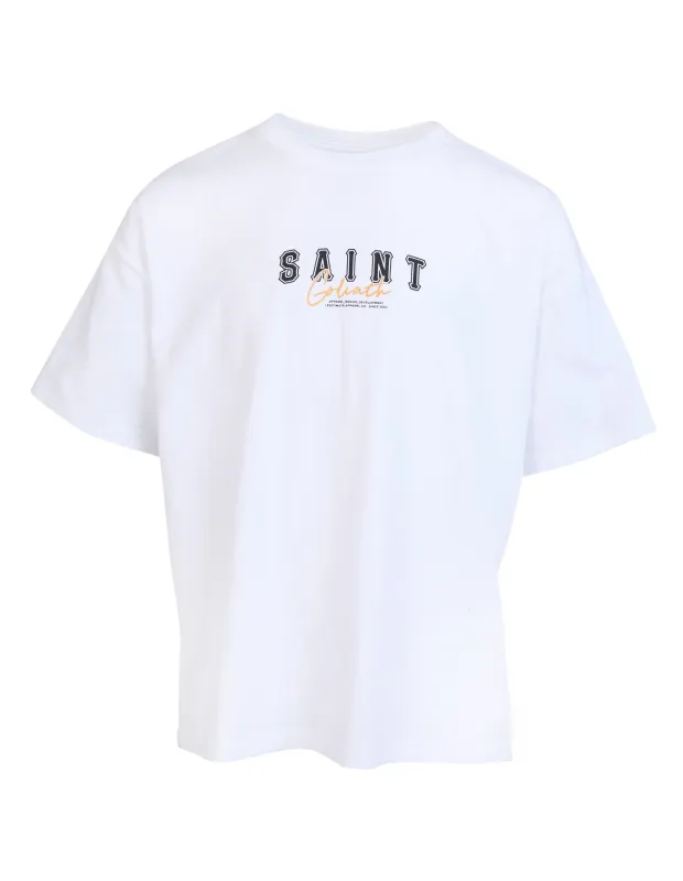 Teen Gold Tee White sold by edge clothing