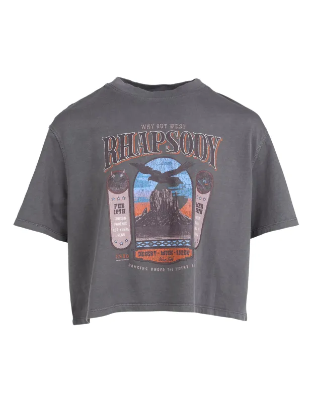 Teen Rhapsody Tee Charcoal sold by edge clothing