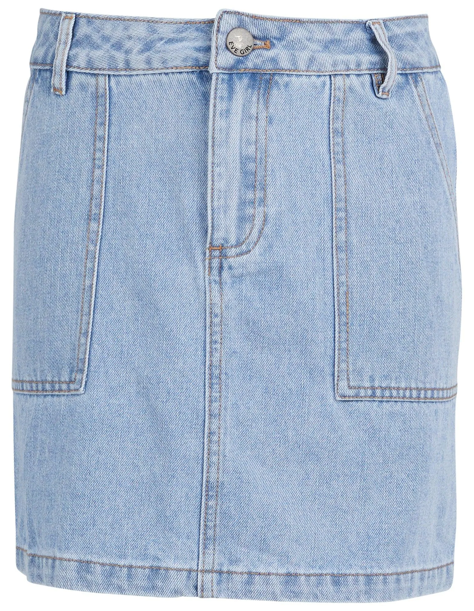Teen Bella Mini Skirt Blue sold by edge clothing