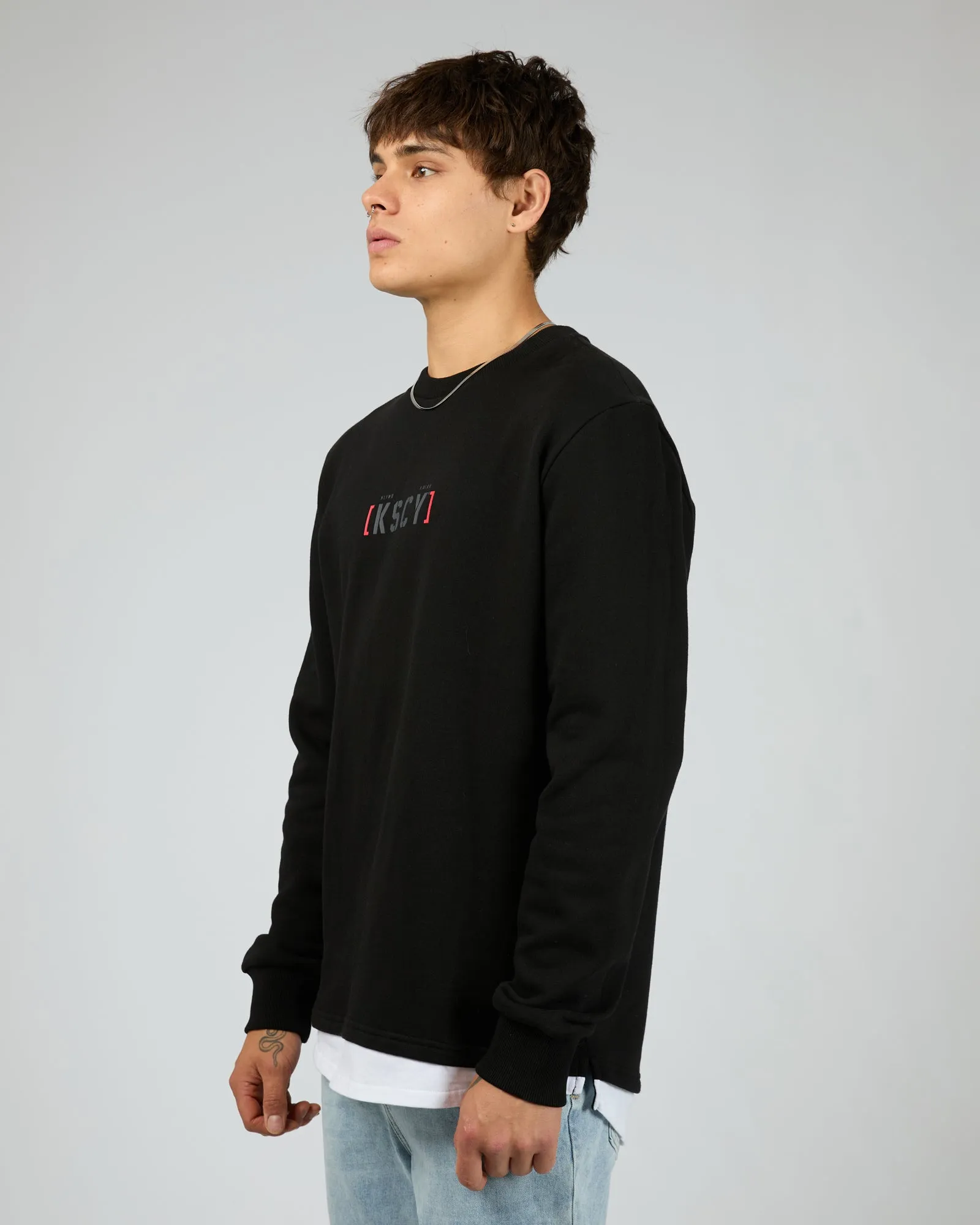 Unleashed Layered Sweater Black sold by edge clothing product image thumbnail 4