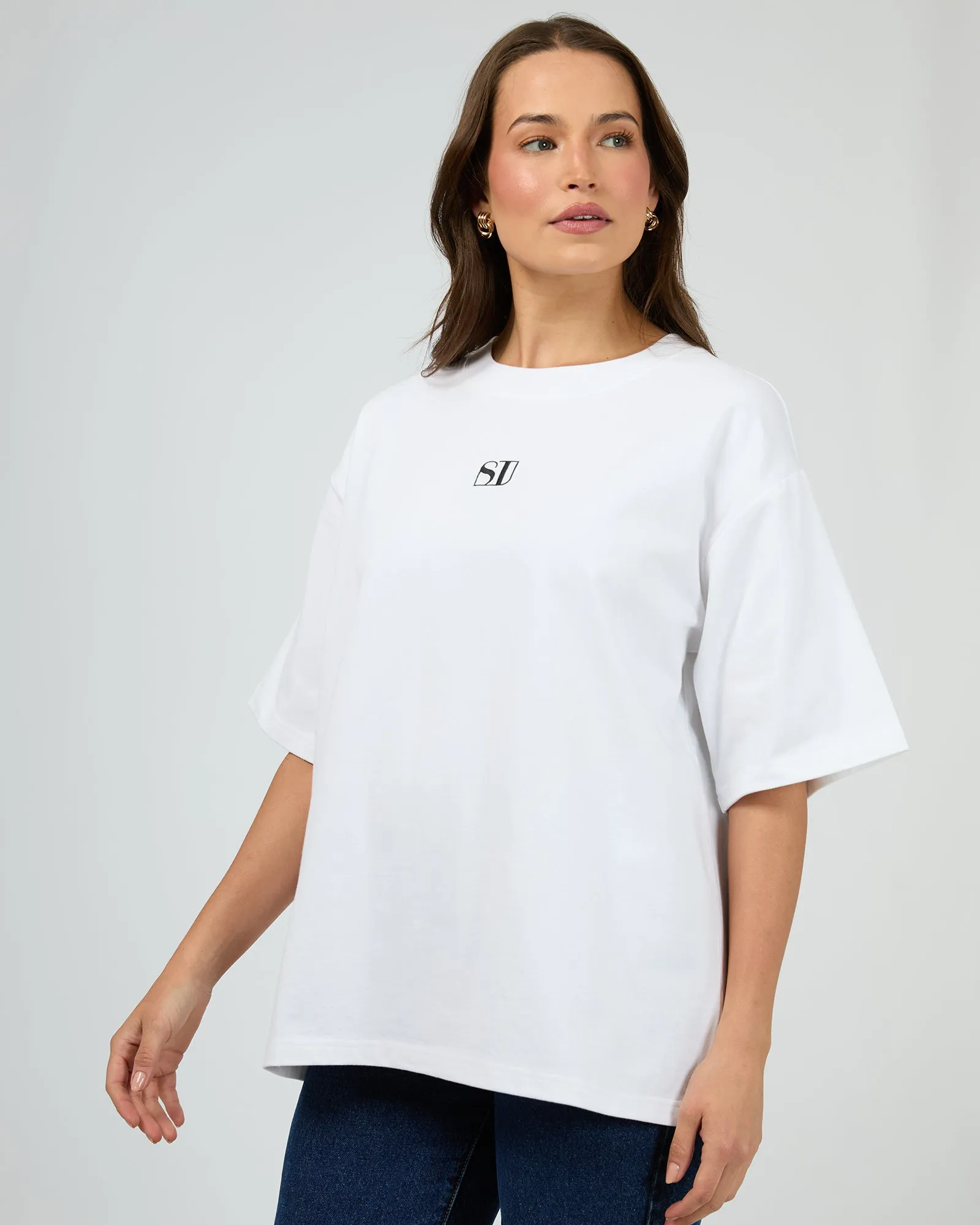 Silent Luxe Tee White sold by edge clothing product image thumbnail 4