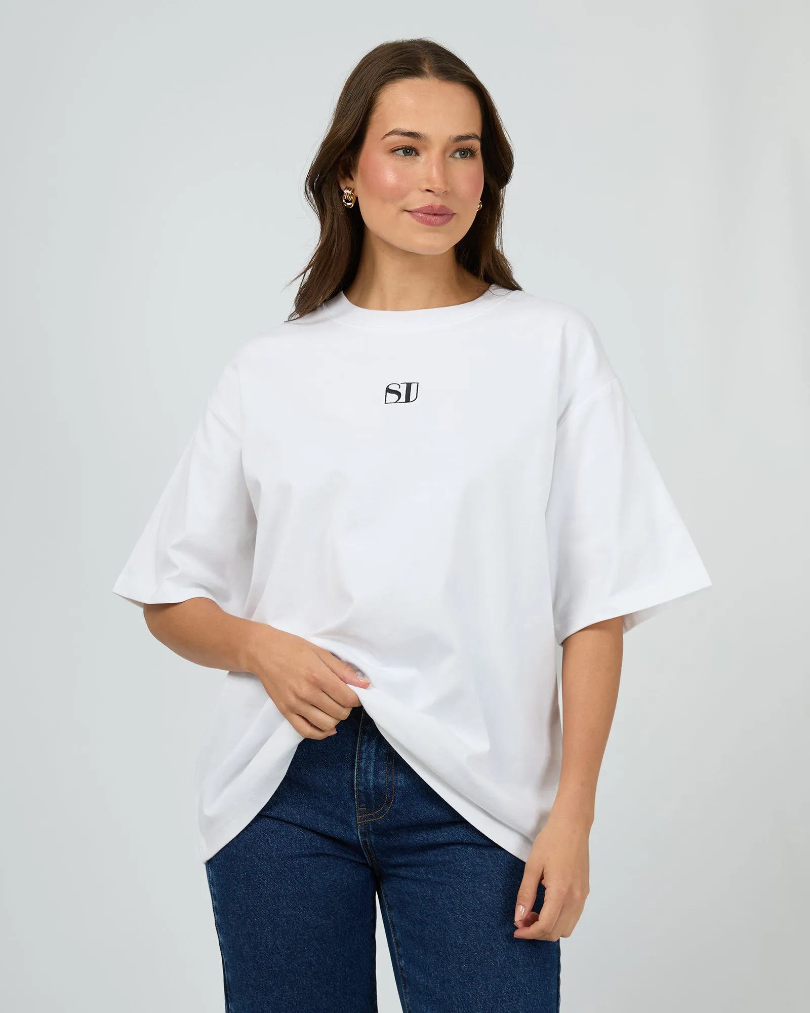 Silent Luxe Tee White sold by edge clothing