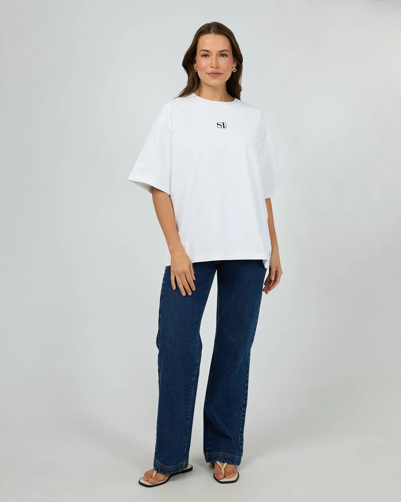 Silent Luxe Tee White sold by edge clothing product image thumbnail 2