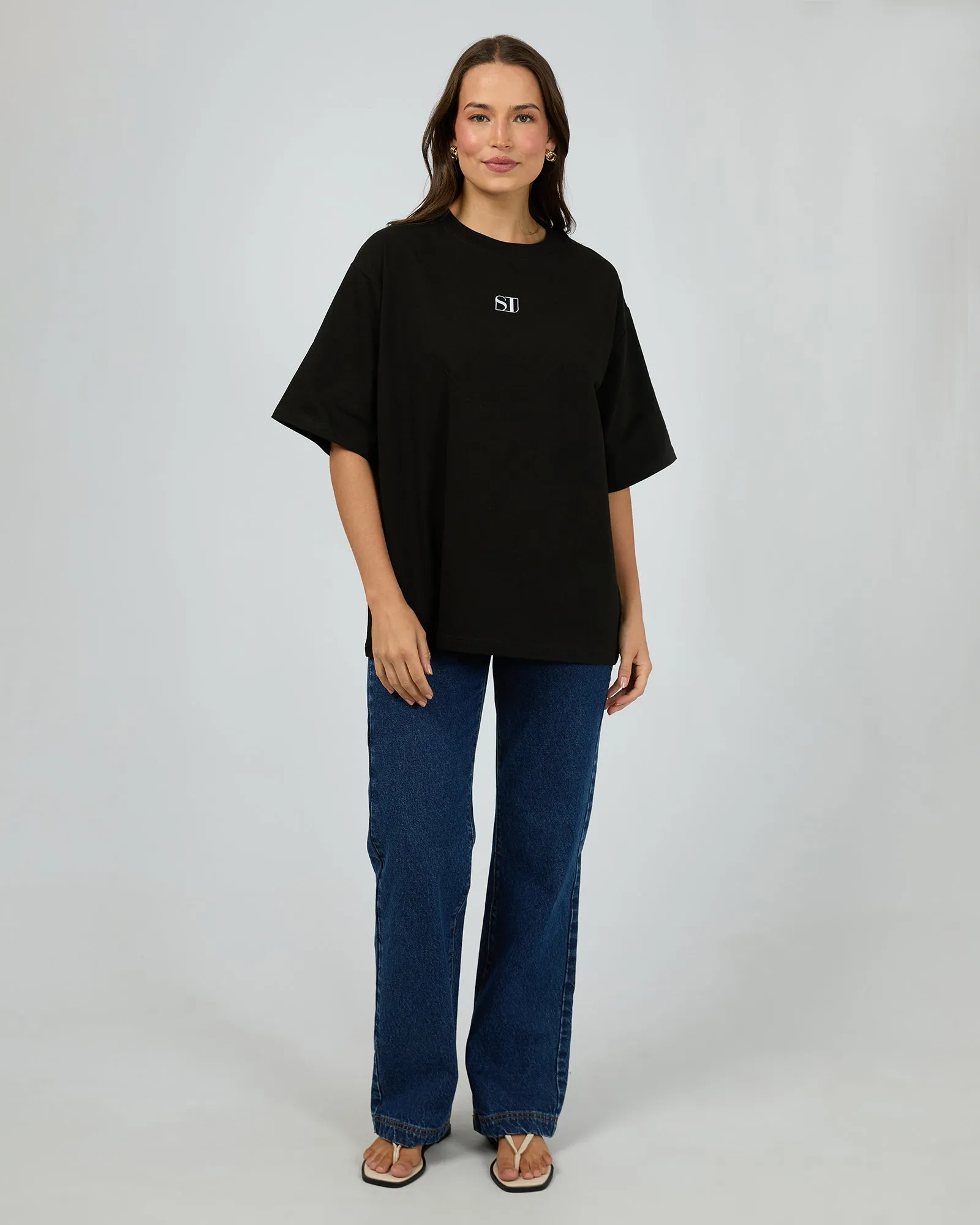 Silent Luxe Tee Black sold by edge clothing product image thumbnail 2