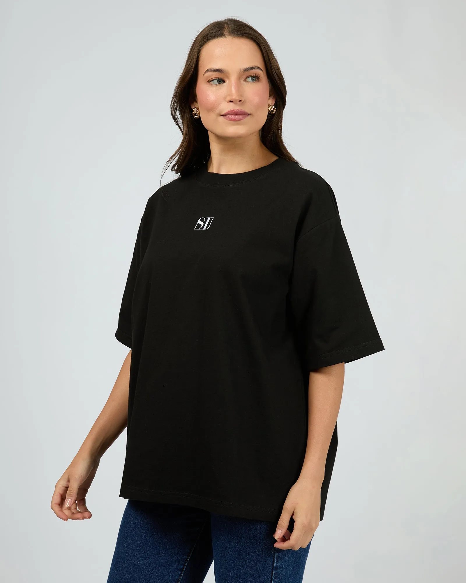 Silent Luxe Tee Black sold by edge clothing product image thumbnail 4