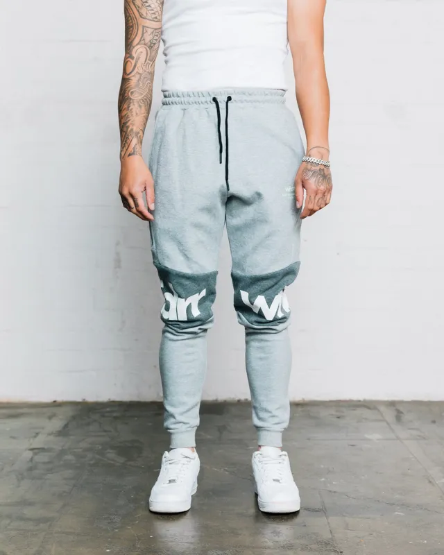 Fusion V2 T.trackpant Grey Marle made by WNDRR