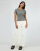 Bella Tee Charcoal sold by edge clothing