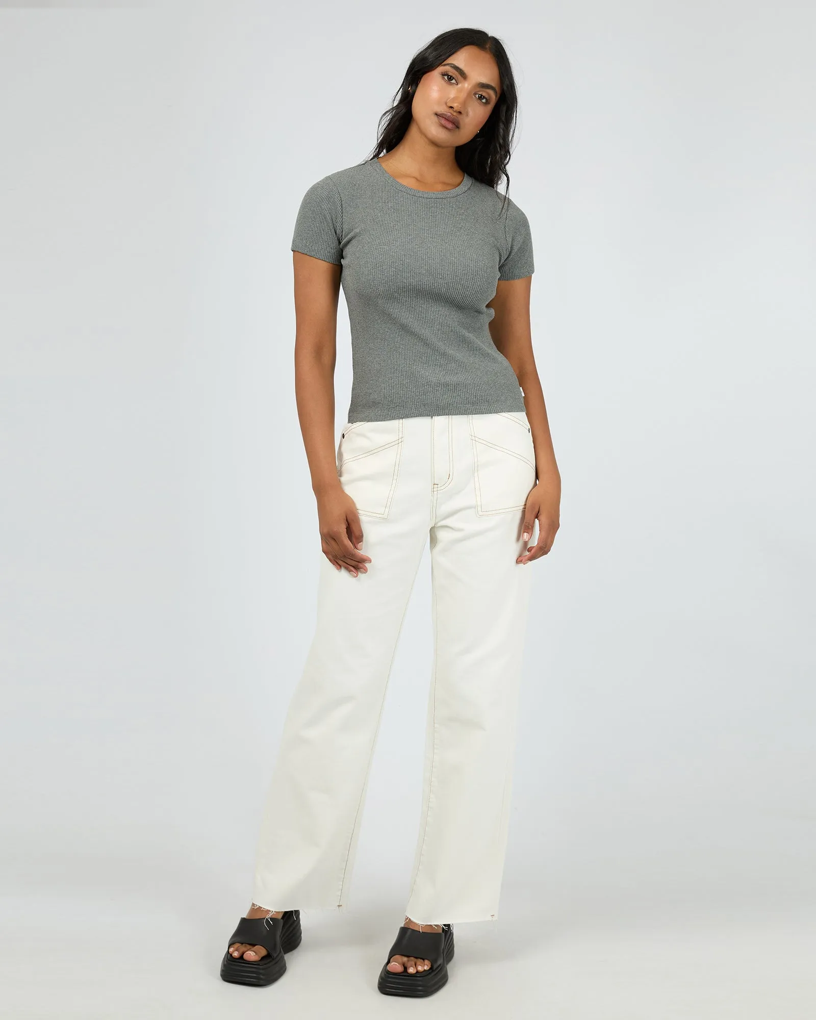 Bella Tee Charcoal sold by edge clothing product image thumbnail 2