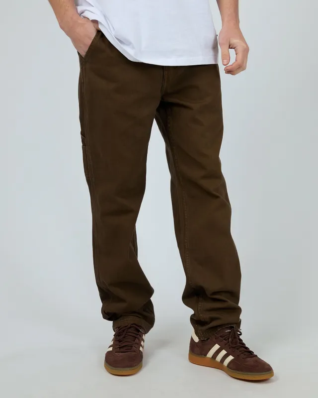 Carpenter Pant Chocolate sold by edge clothing