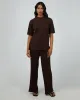 Bianca Knit Pant Brown sold by edge clothing