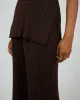 Bianca Knit Pant Brown sold by edge clothing