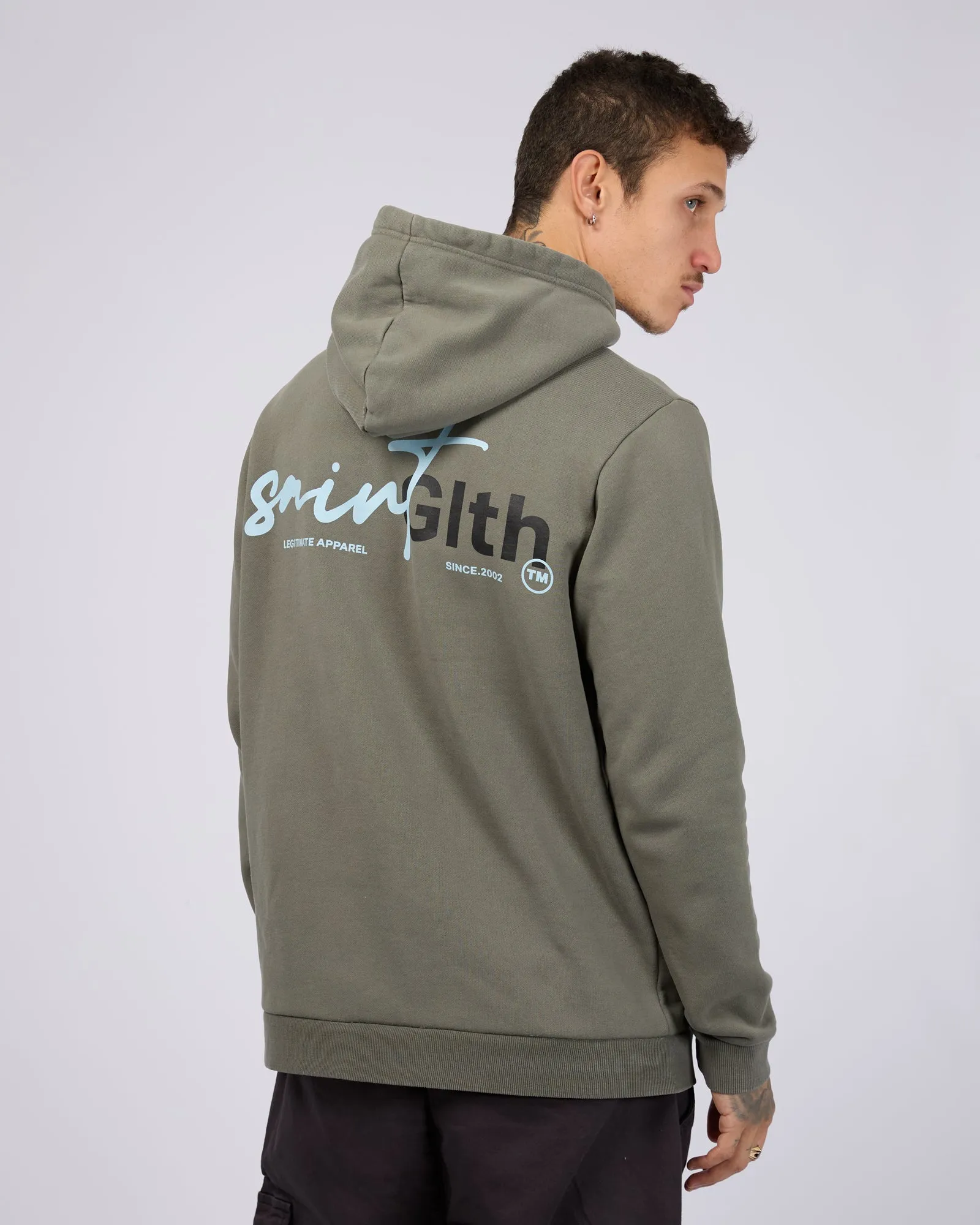Sign Off Hoodie Agave Green sold by edge clothing product image thumbnail 3