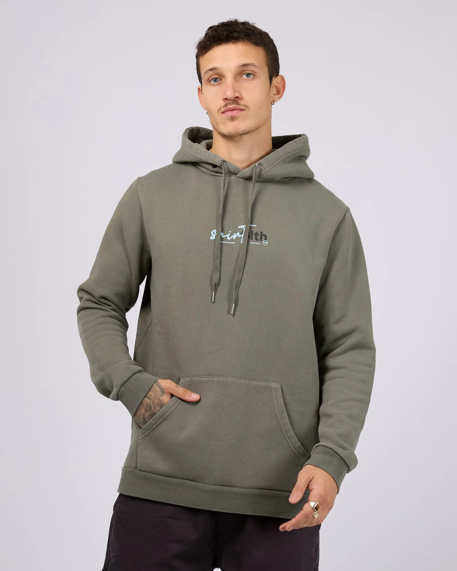 Sign Off Hoodie Agave Green sold by edge clothing