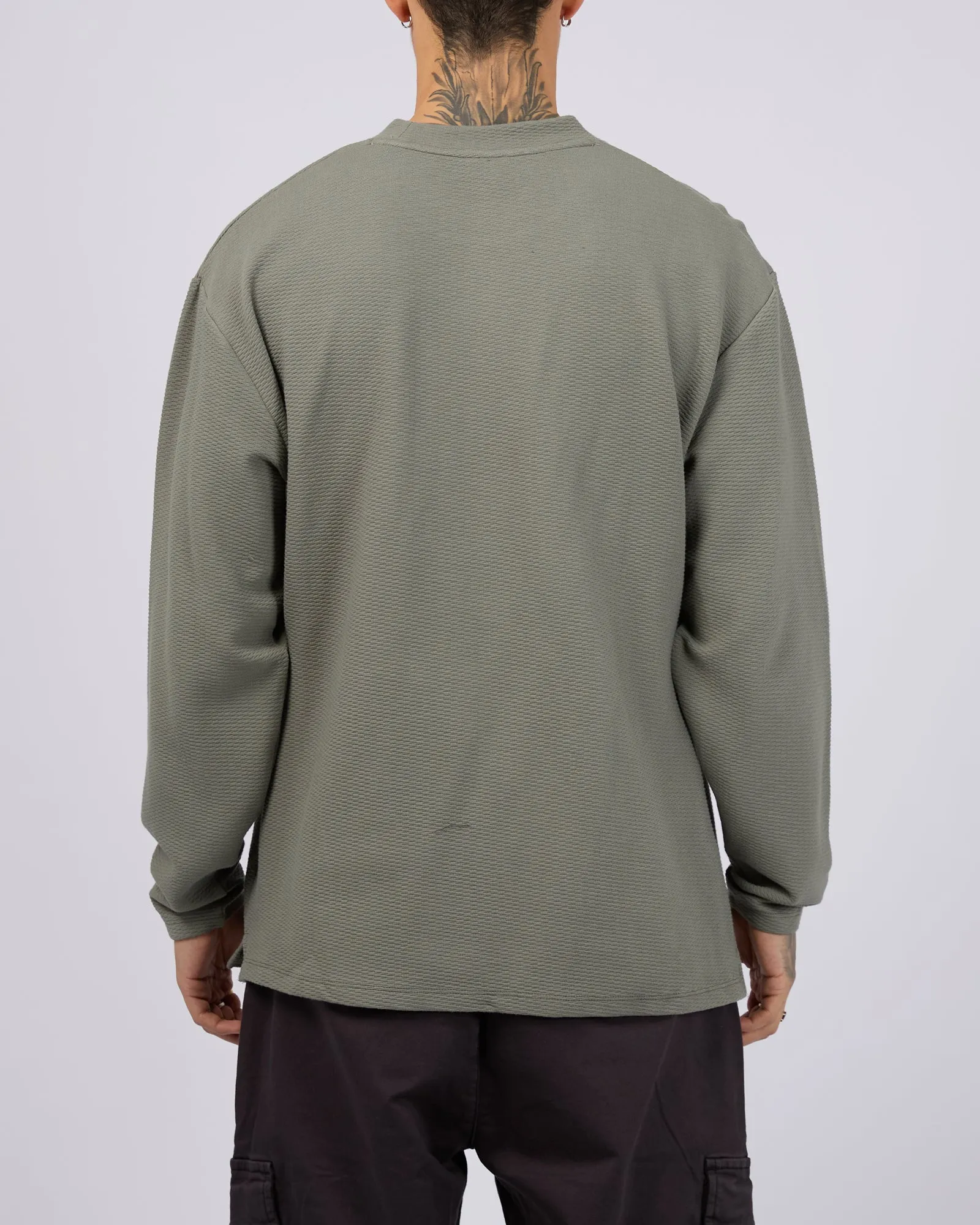 Arching Textured Crew Agave Green sold by edge clothing product image thumbnail 3
