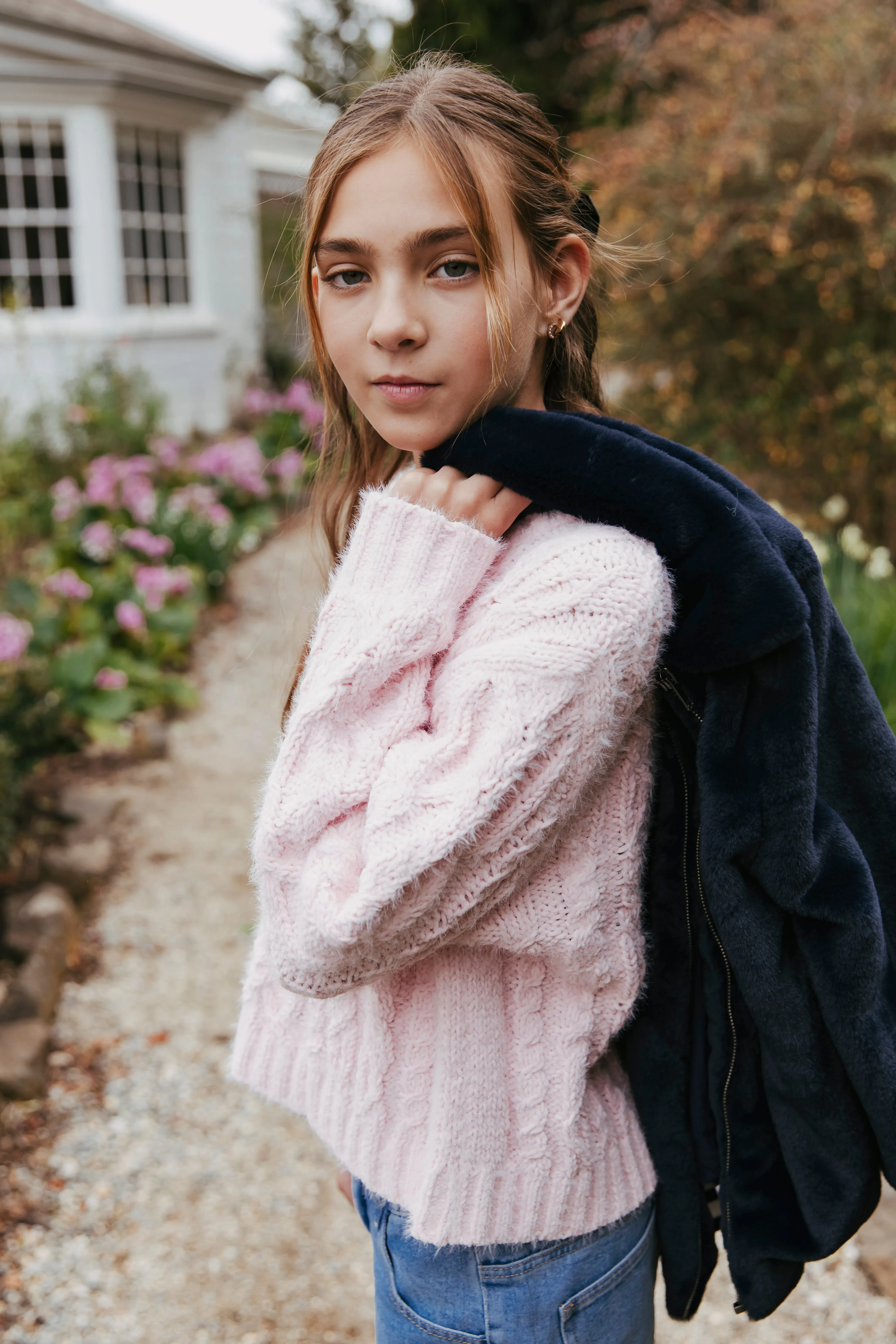 Teen Charlie Knit Pink sold by edge clothing product image thumbnail 4