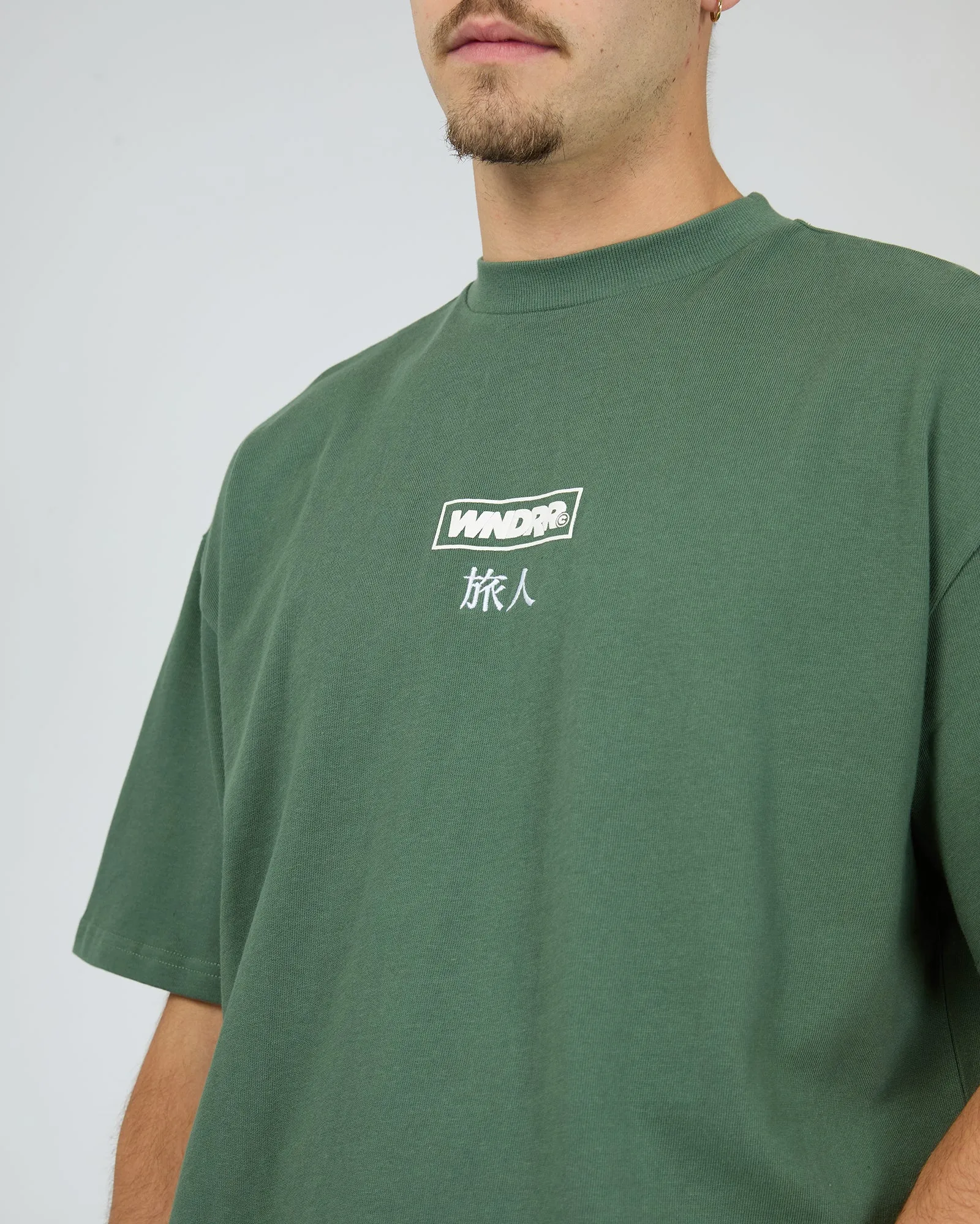 Shodo Heavy Weight Tee Dark Green sold by edge clothing product image thumbnail 5