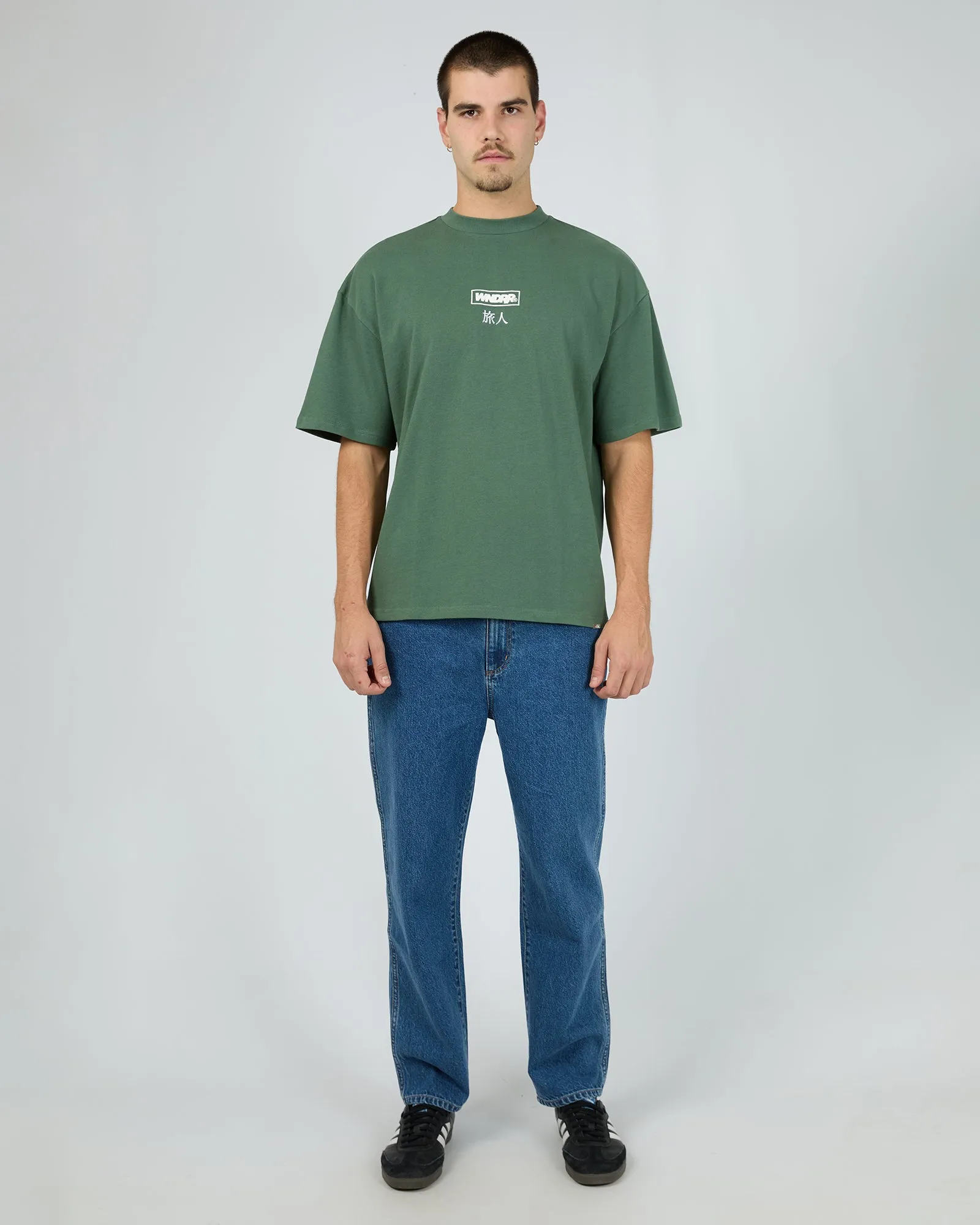 Shodo Heavy Weight Tee Dark Green sold by edge clothing product image thumbnail 3