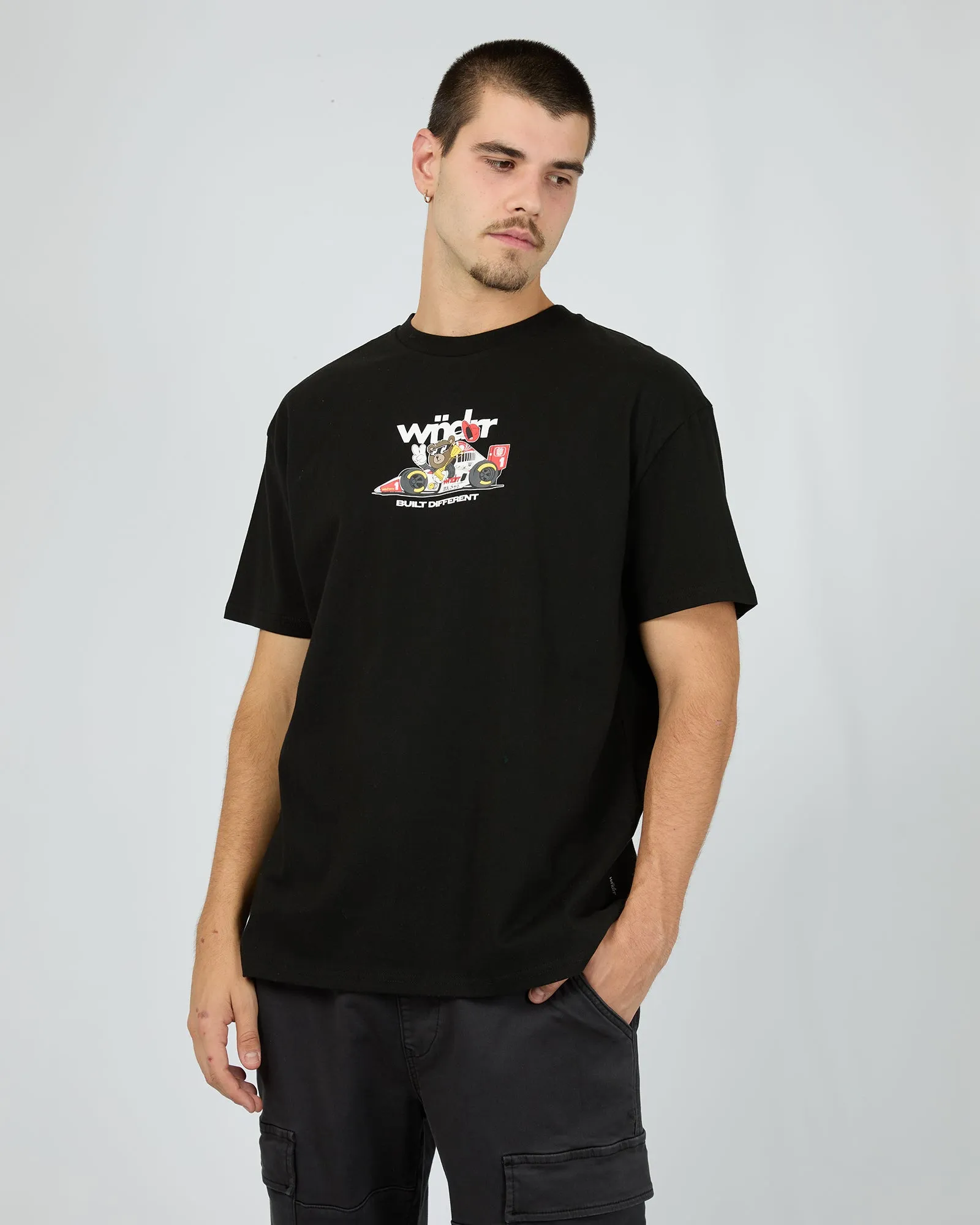 Albert Box Fit Tee Black sold by edge clothing product image thumbnail 4