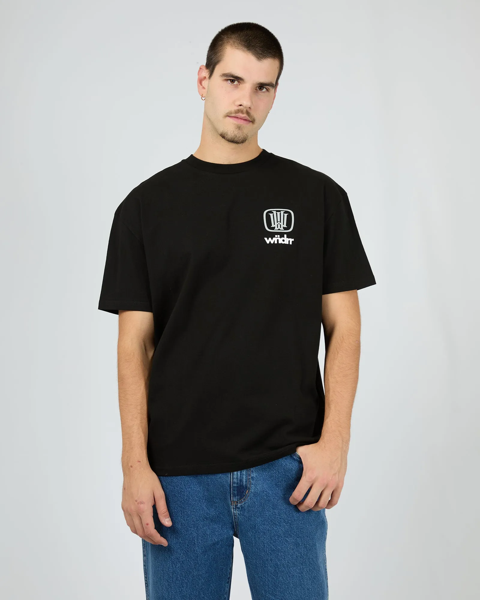 Hondo Box Fit Tee Black sold by edge clothing