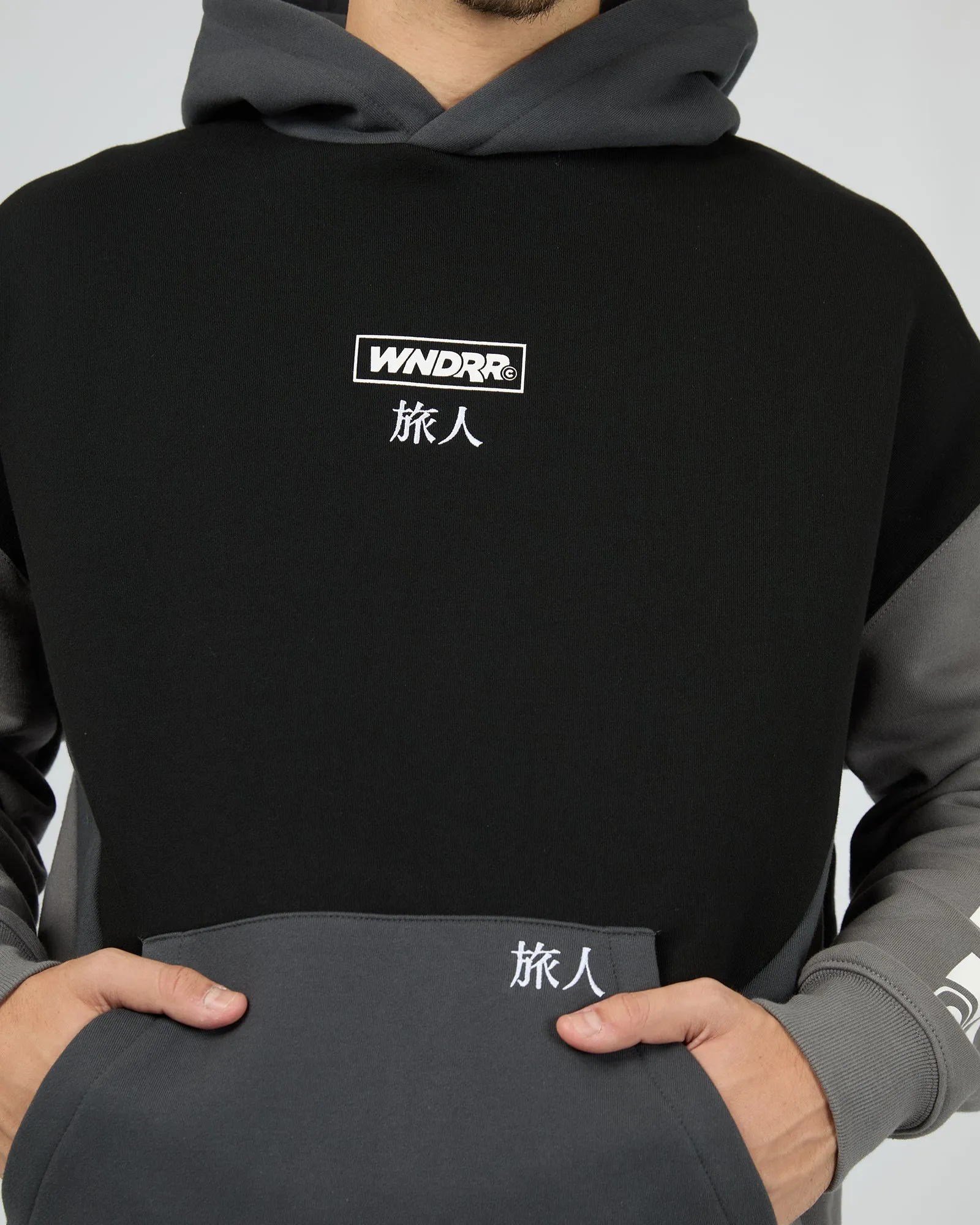 Privacy Hood Sweat Black Air Blue sold by edge clothing product image thumbnail 5